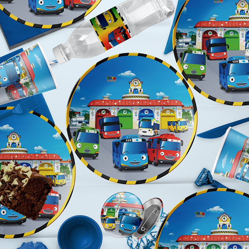 Baby Food Label - disney Tayo the Little Bus Supplies