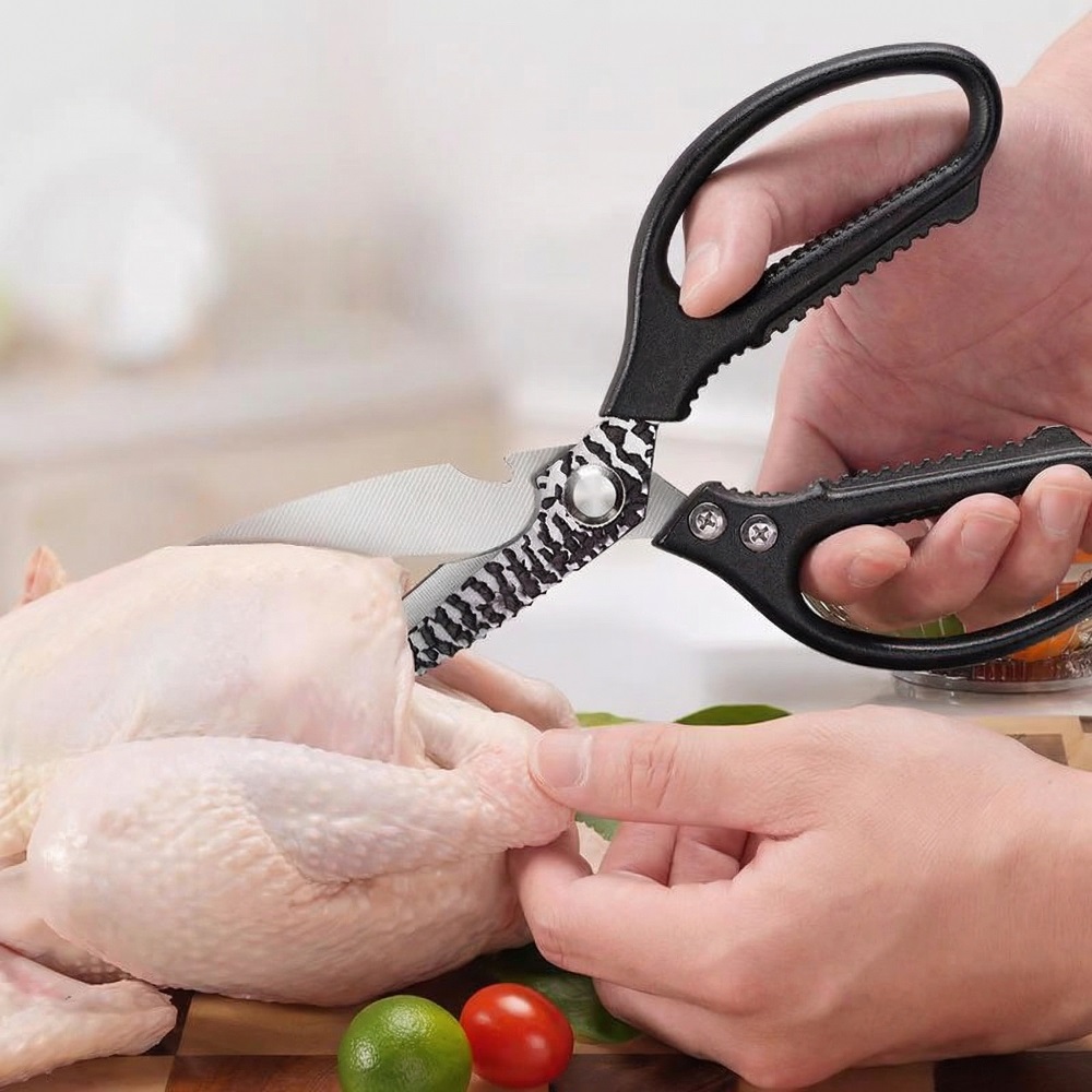 Baby Food Scissors - Food-Grade Stainless Steel Kitchen Scissors –