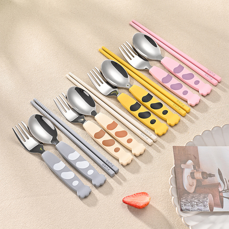 Baby Food Knife Set - Cute 304 Stainless Steel Baby Food