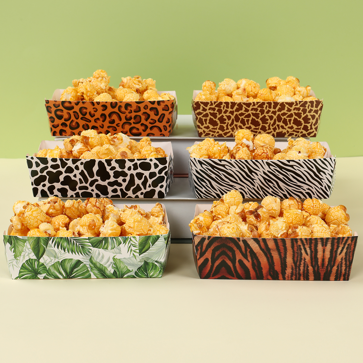 Baby 1 Year Food - Jungle Animal Mini Snack Trays Leopard