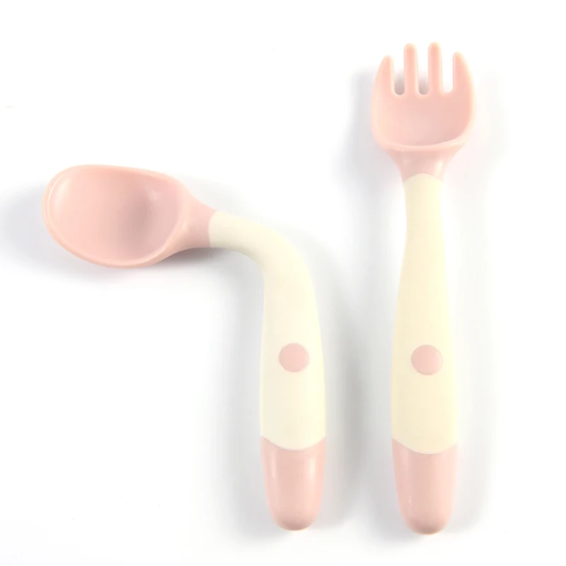 Baby Food Knife Set - 1 pair Silicone Spoon for Baby