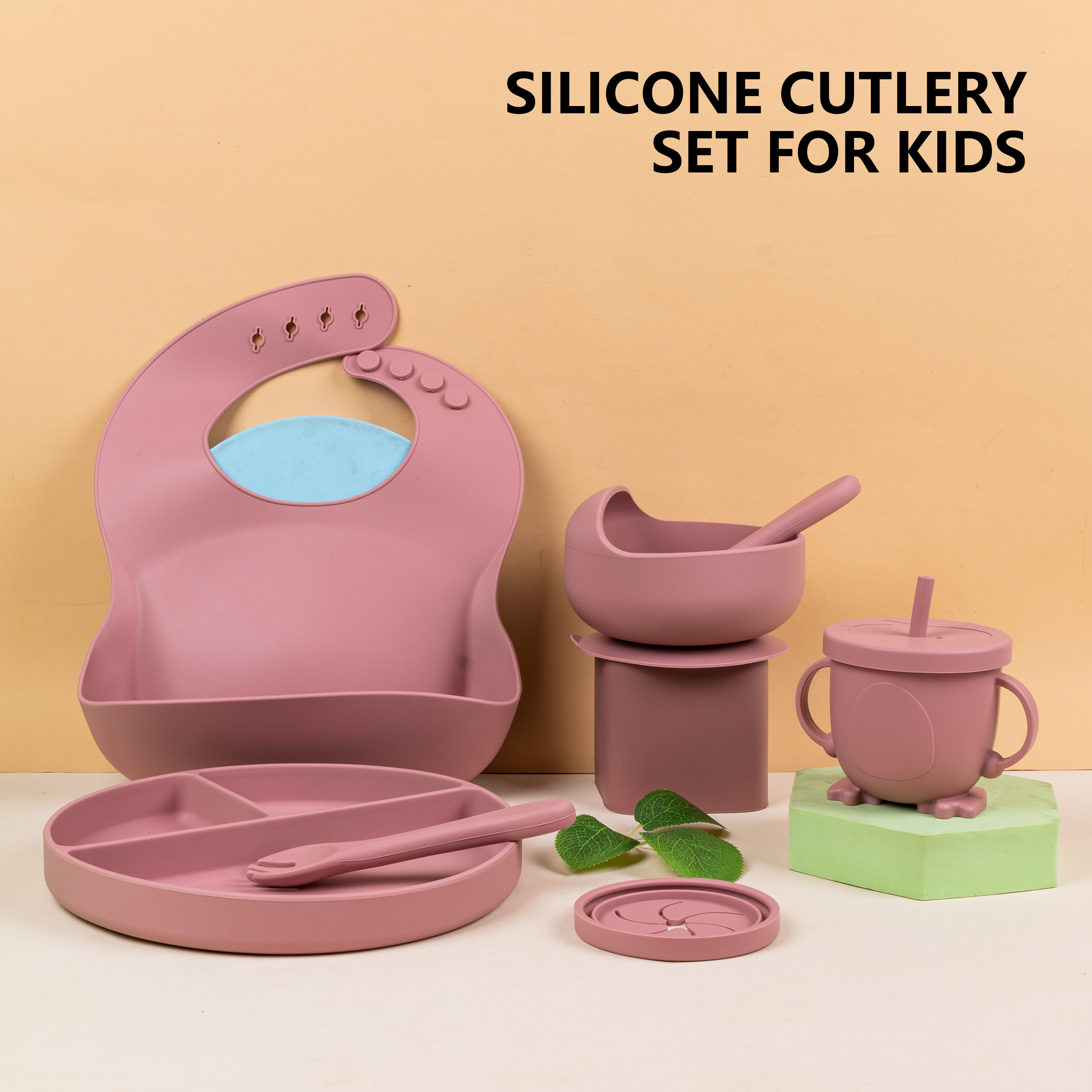 Children's Silicone Tableware  - đánh giá và giá Baby Food Knife Set