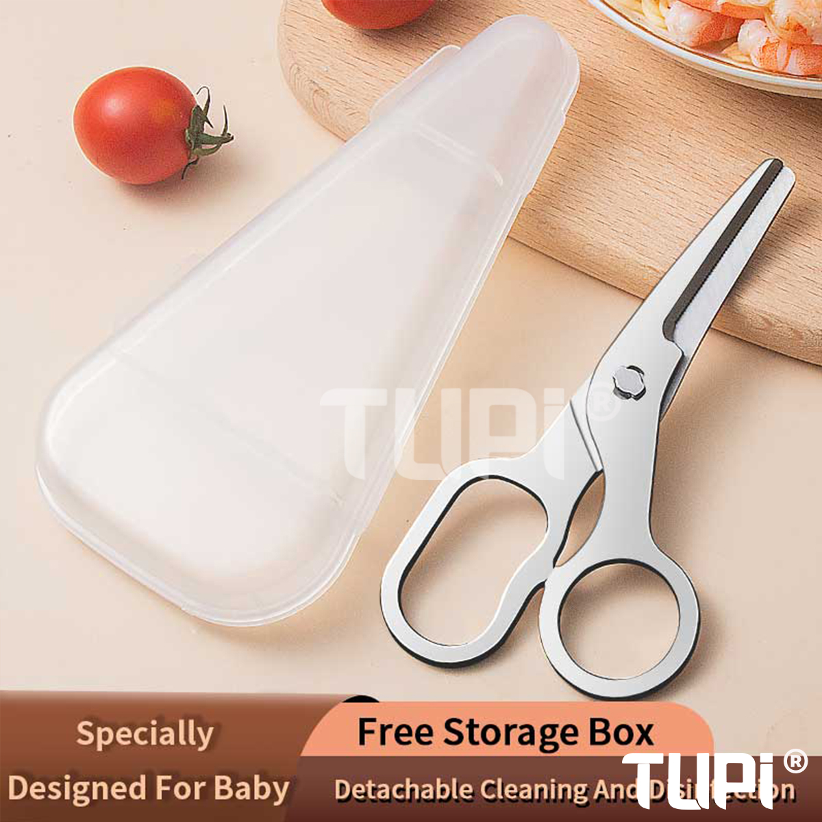 TUPI Detachable Blades Baby Fo - đánh giá và giá Baby Food Scissors