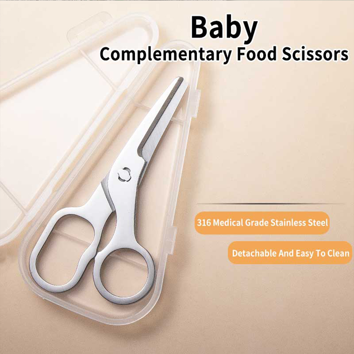 Multi functional food scissors - đánh giá và giá Baby Food Scissors