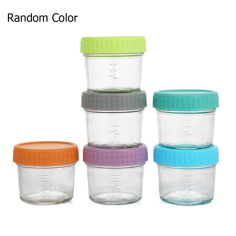 6pcs Mason Jar Glass Baby Food - đánh giá và giá Baby Food Glass Jar