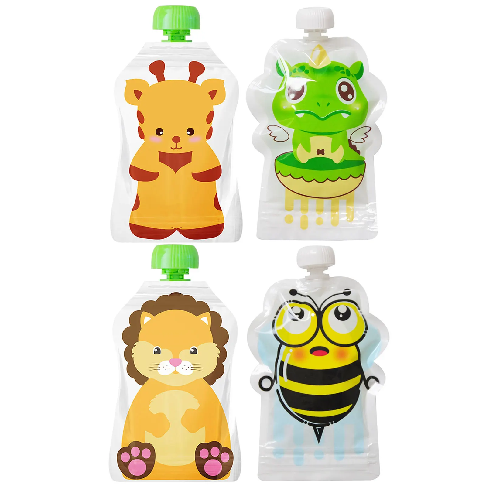 8pcs Baby Complementary Food B - đánh giá và giá Baby Food Reusable Pouches
