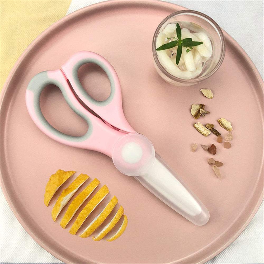Portable Ceramic Scissors Baby - đánh giá và giá Baby Food Scissors