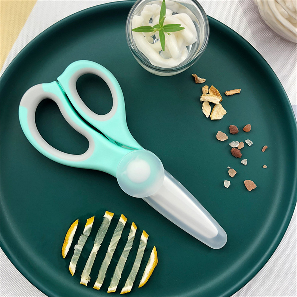 Portable Ceramic Scissors Baby - đánh giá và giá Baby Food Scissors