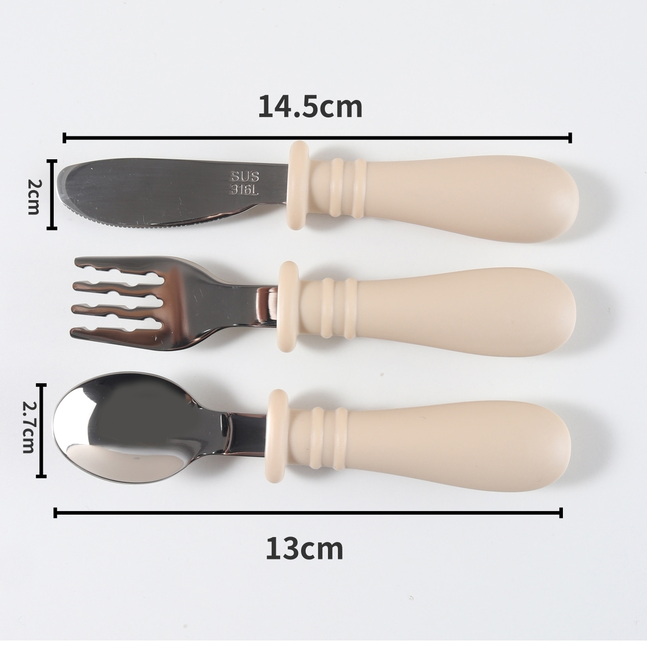 Custom Silicone Spoon & Fork k - đánh giá và giá Baby Food Knife Set
