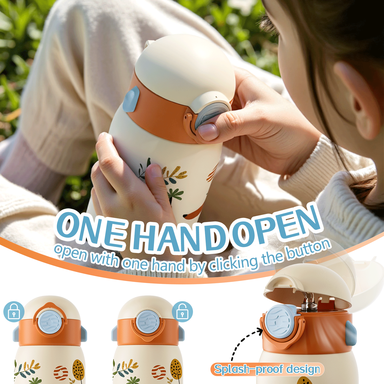 Fjbottle 400ml Kids Water Bott - đánh giá và giá Baby Food Thermos