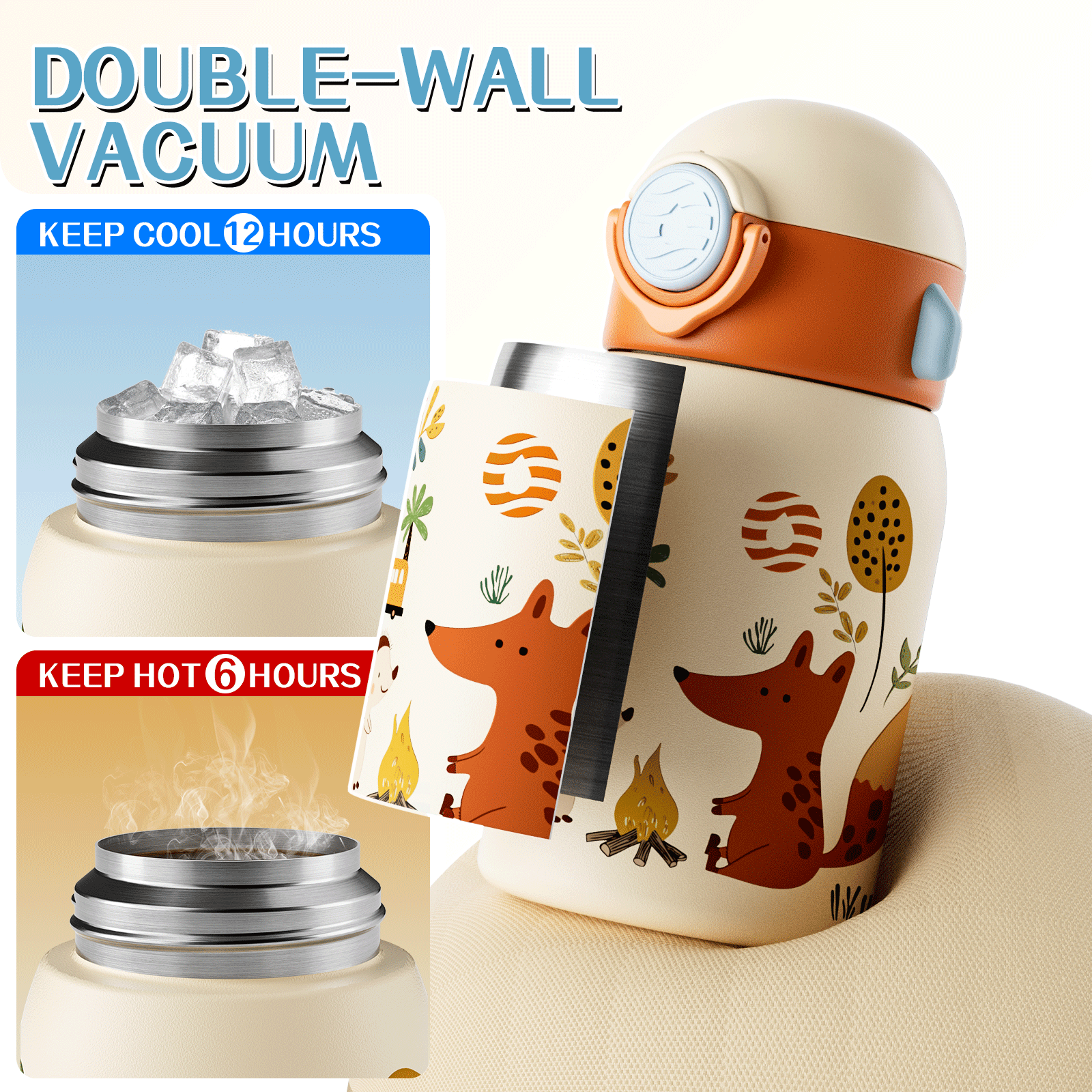 Fjbottle 400ml Kids Water Bott - đánh giá và giá Baby Food Thermos