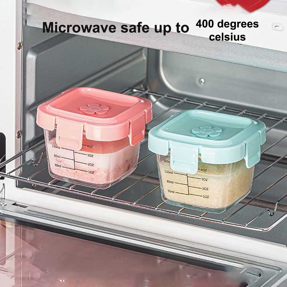 Glass Food Storage Box New 170 - đánh giá và giá Baby Food Glass Jar