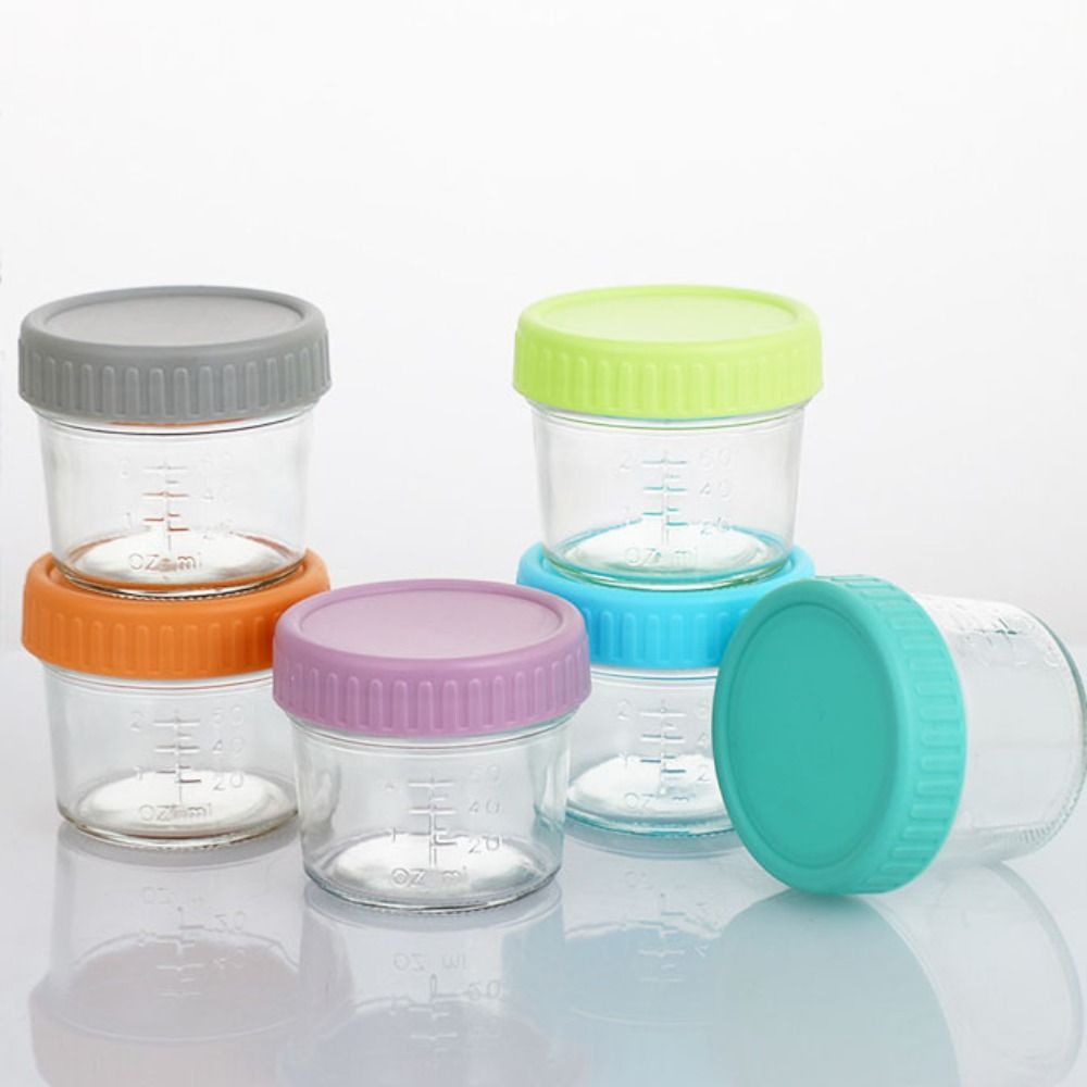 6pcs Glass Baby Food Jar Reusa - đánh giá và giá Baby Food Glass Jar
