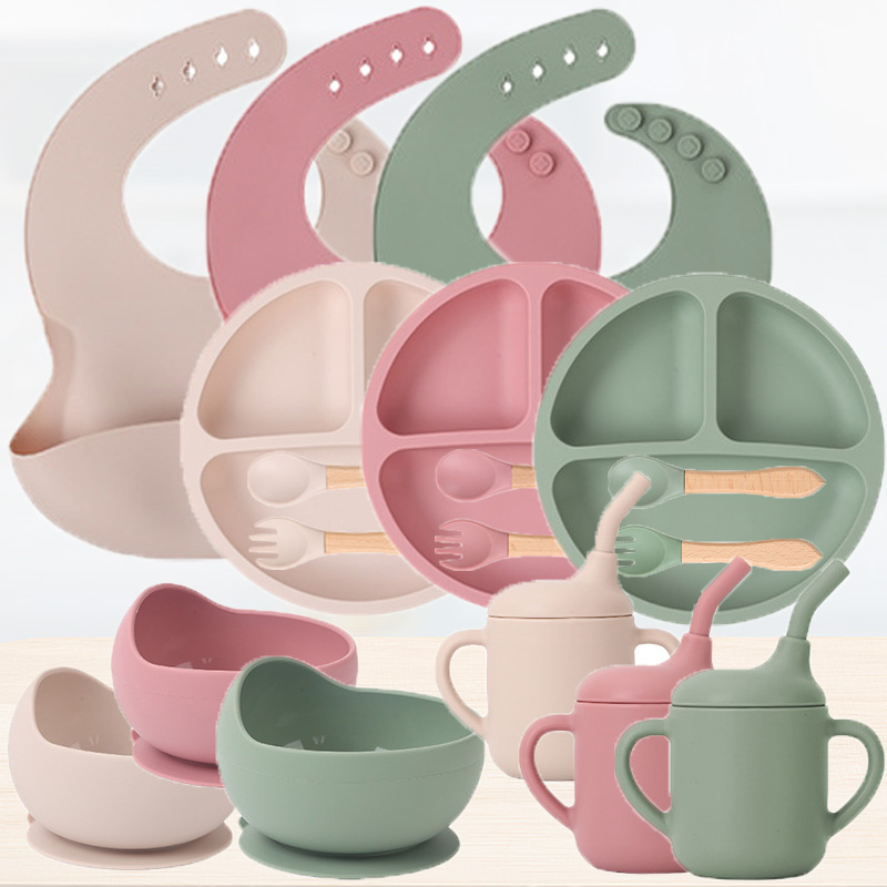 Children's silicone tableware  - đánh giá và giá Baby 1 Year Food