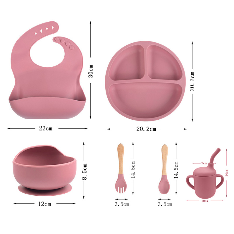 Children's silicone tableware  - đánh giá và giá Baby 1 Year Food