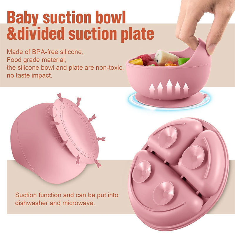 Children's silicone tableware  - đánh giá và giá Baby 1 Year Food
