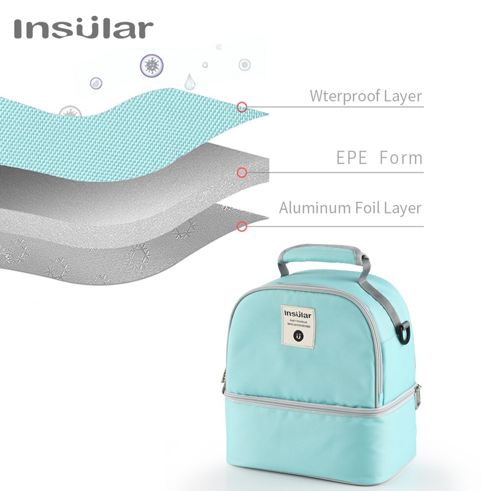 Mummy Diaper Backpack Baby Mil - đánh giá và giá Baby Food Thermos