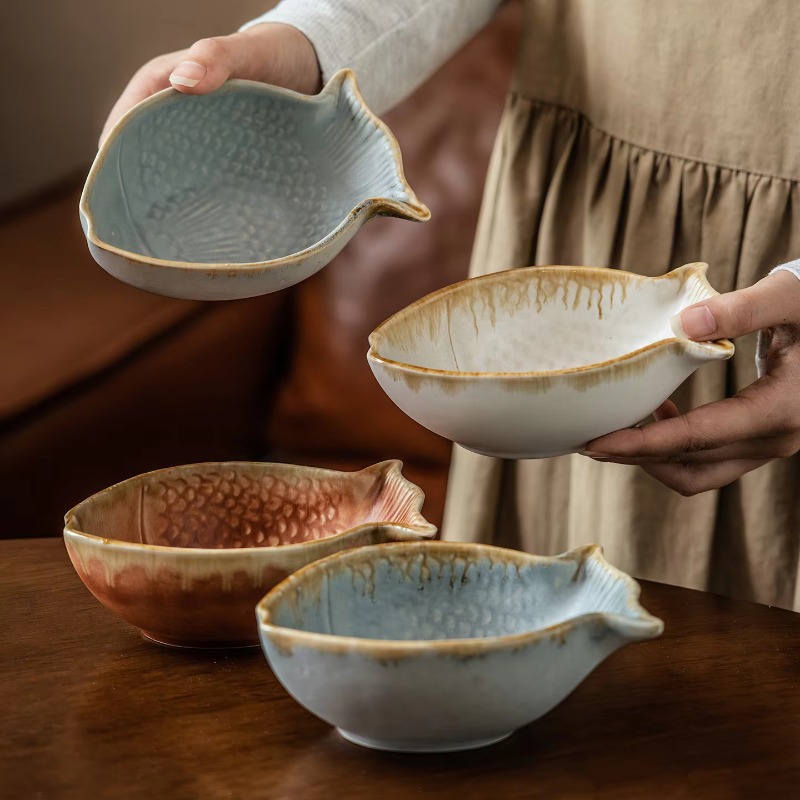 Creative Fish Shape Ceramic Bo - đánh giá và giá Baby Food In Restaurant
