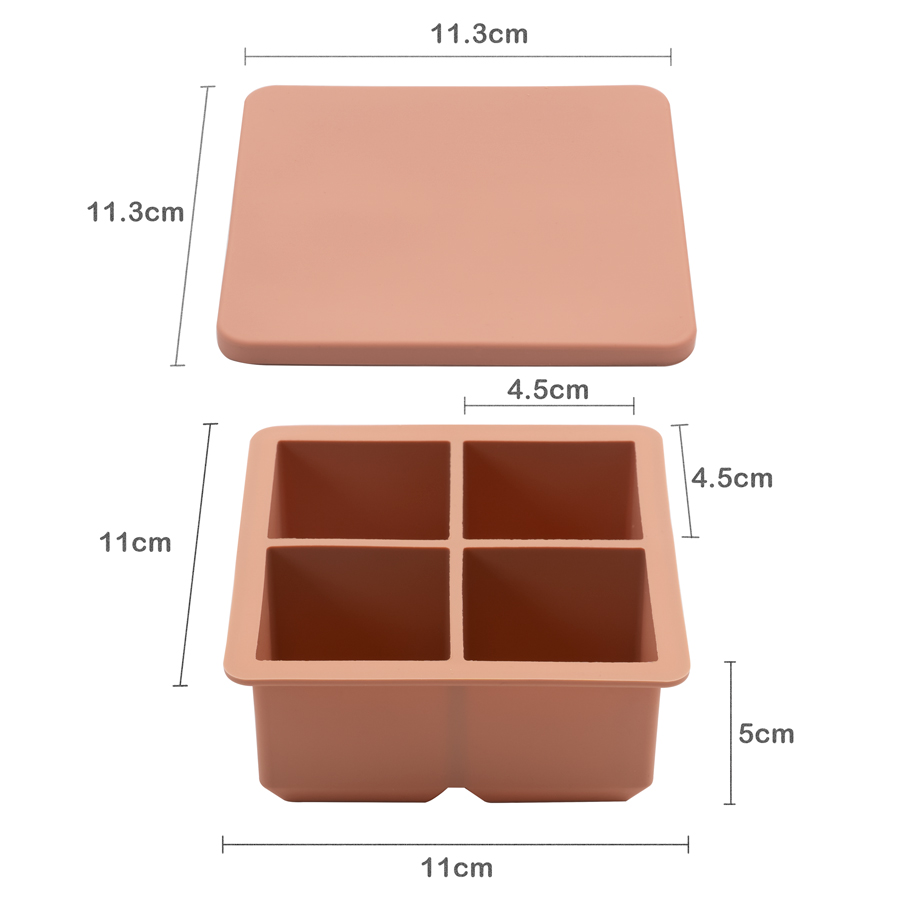 Food Grade Soft Silicone Squar - đánh giá và giá Baby Food Newborn