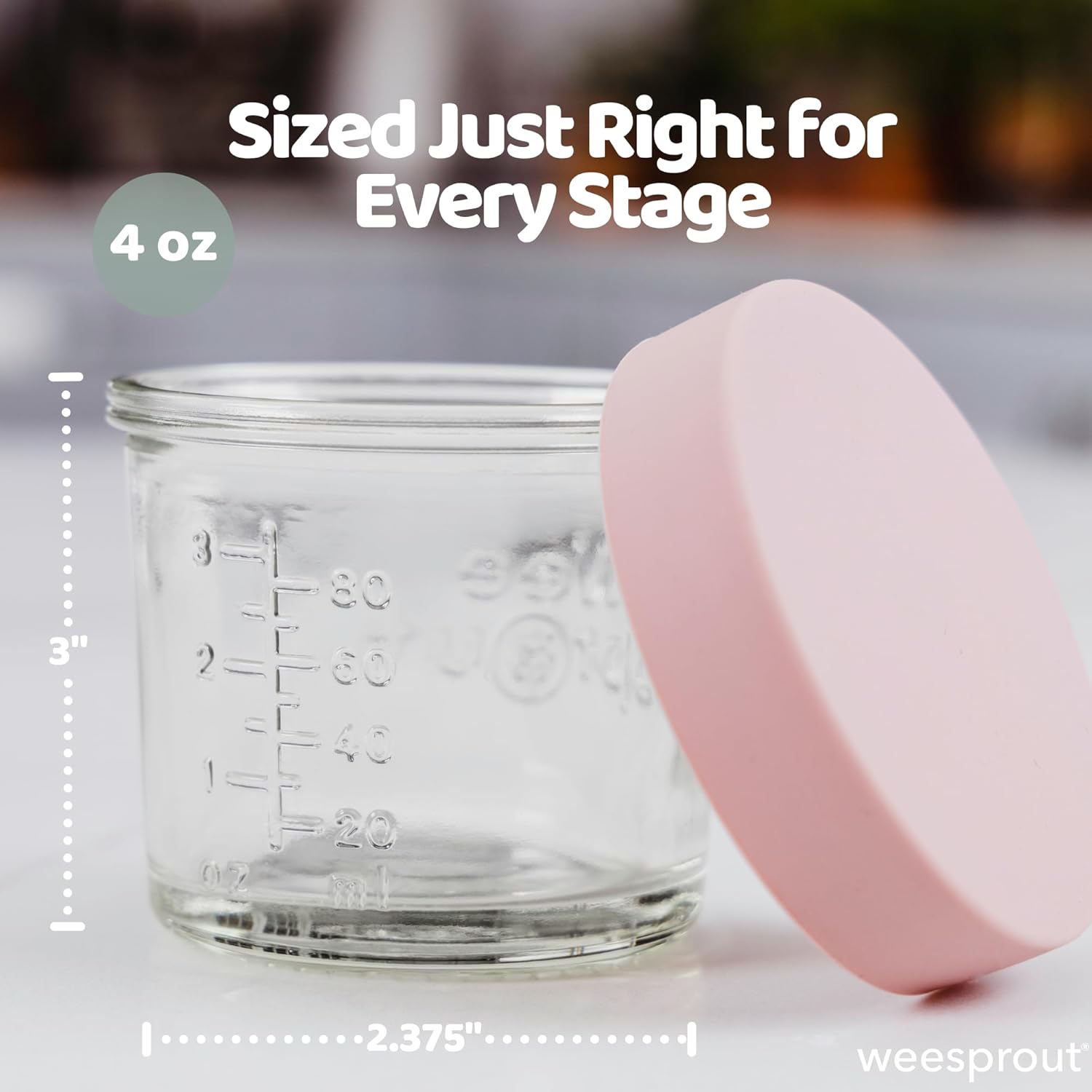 Glass Baby Food Storage Jars w - đánh giá và giá Baby Food Glass Jar