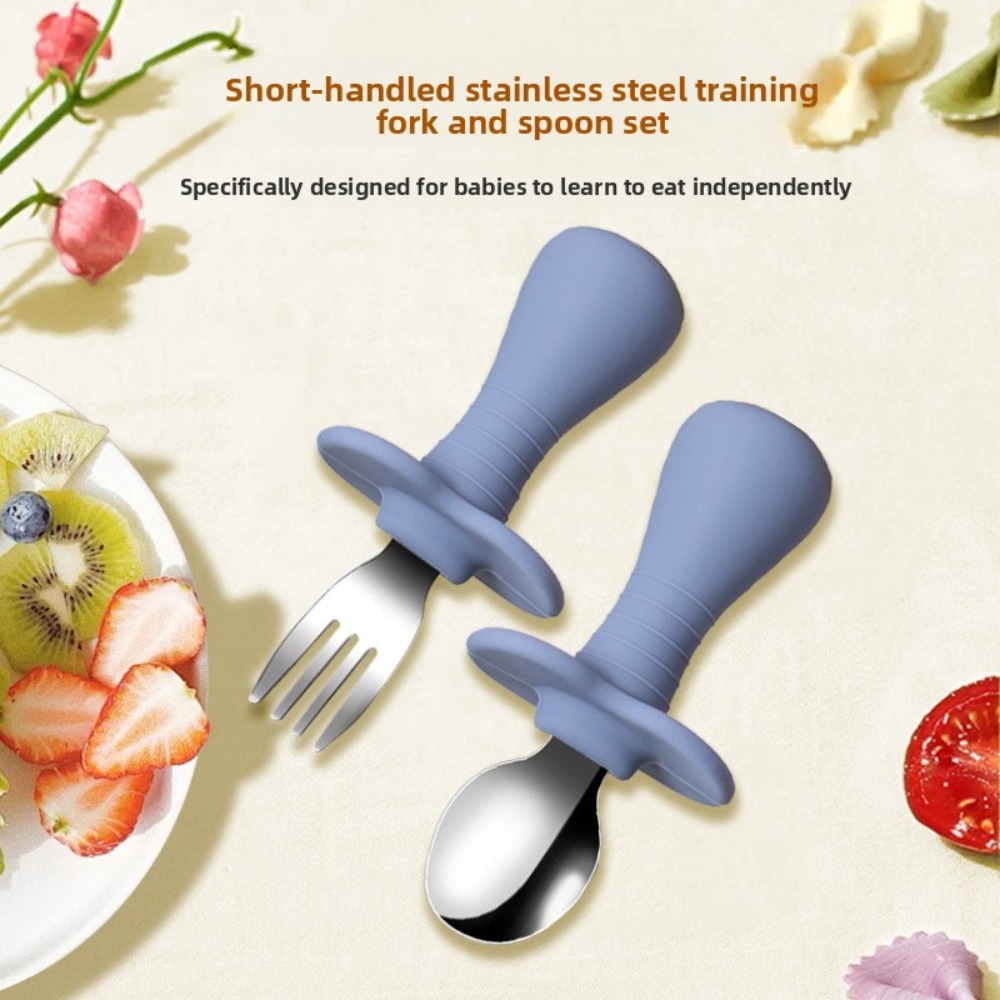 Silicone Knife and Fork Set Ba - đánh giá và giá Baby Food Knife Set