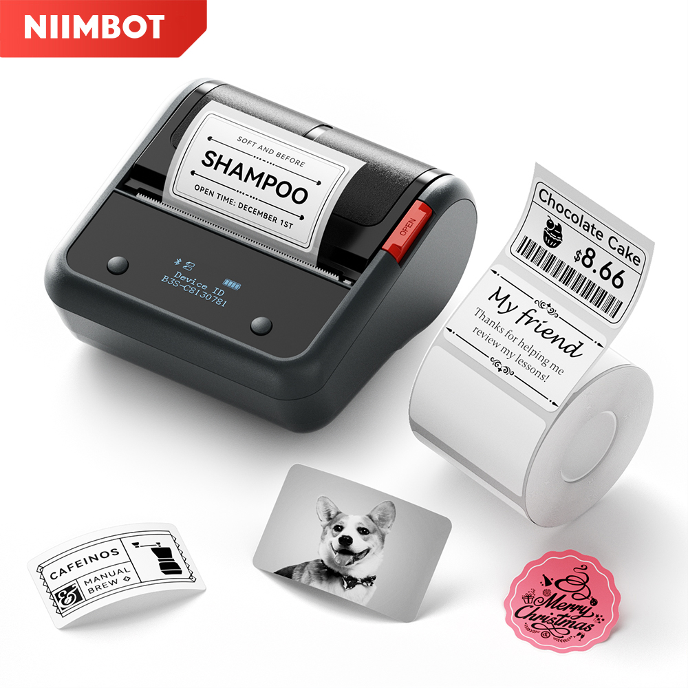 Niimbot B3S Wireless Label Pri - đánh giá và giá Baby Food Label