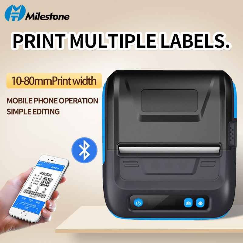 Milestone 80mm Mobile Printer  - đánh giá và giá Baby Food Label
