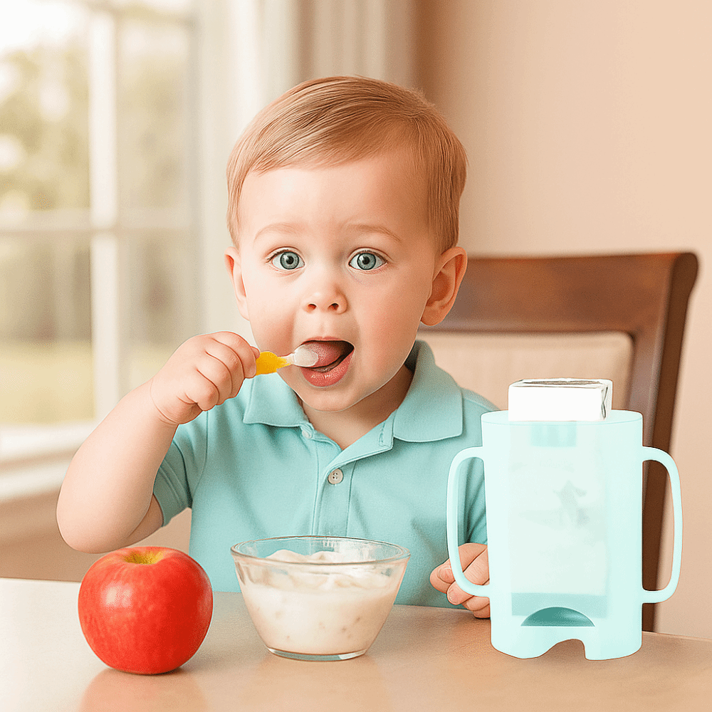 Plastic Squeeze Pouch Holder C - đánh giá và giá Baby Food Reusable Pouches