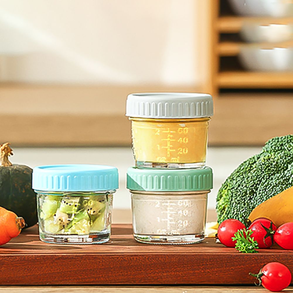 6pcs Mason Jar Glass Baby Food - đánh giá và giá Baby Food Glass Jar