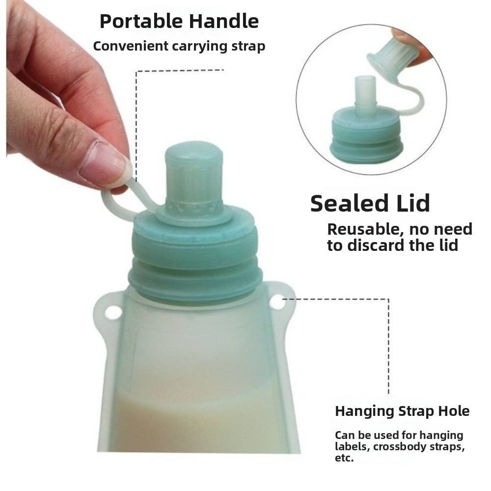 BPA Free Silicone Baby Food Po - đánh giá và giá Baby Food Reusable Pouches