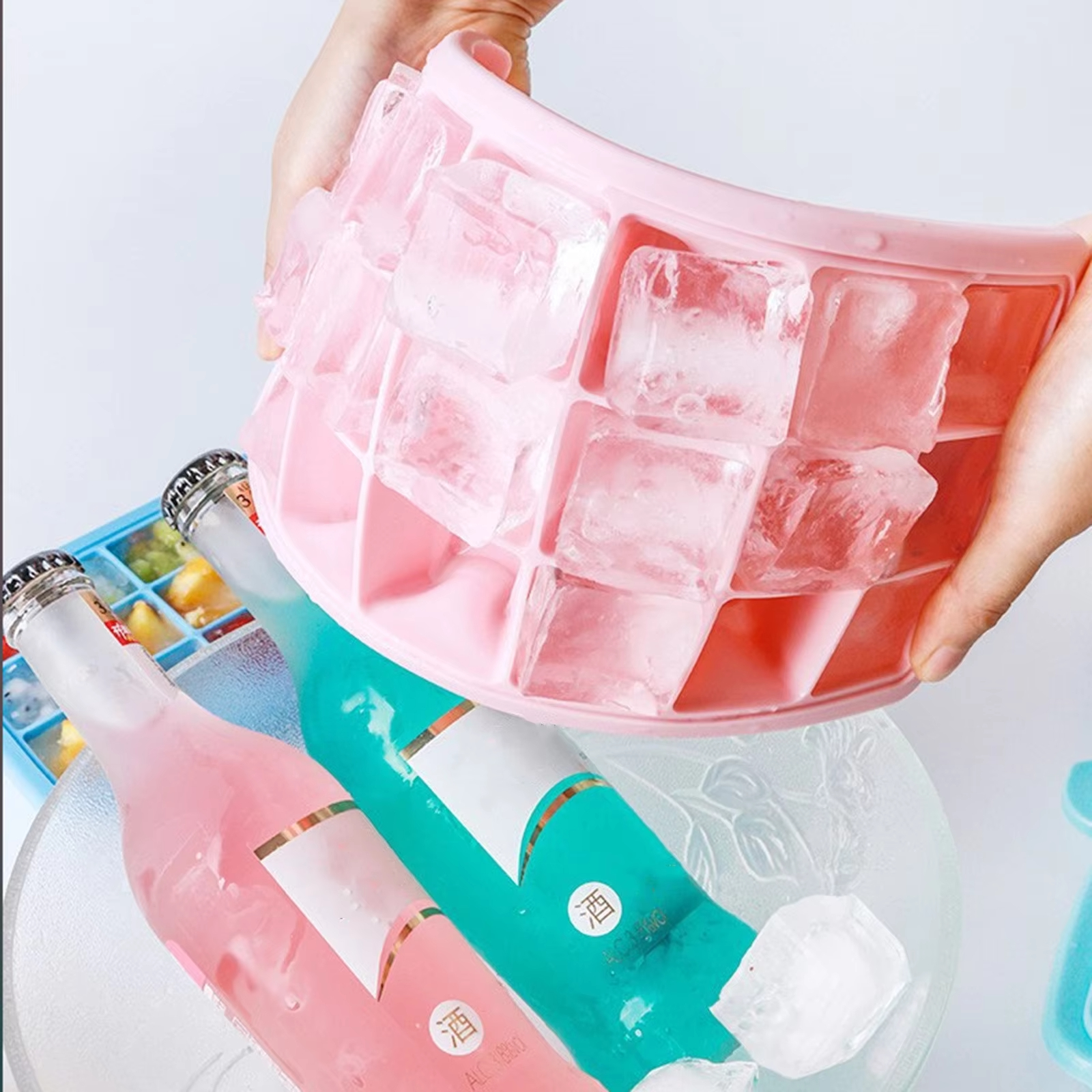 Silicone Ice Cubes Tray with L - đánh giá và giá Baby 1 Year Food