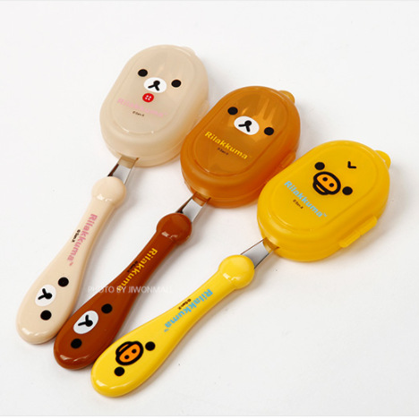 Rilakkuma Spoon Fork Integrate - đánh giá và giá Baby 1 Year Food