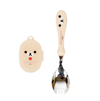 Rilakkuma Spoon Fork Integrate - đánh giá và giá Baby 1 Year Food