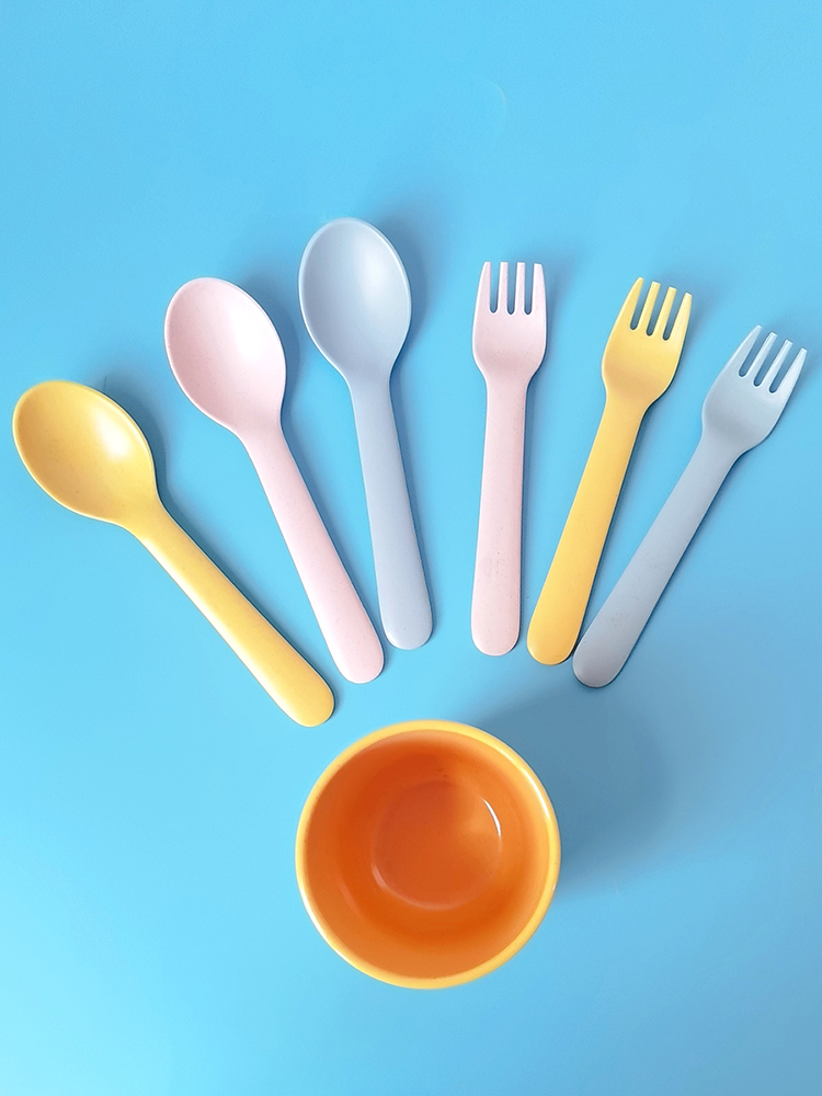 Bamboo Fiber Fork Spoon Baby A - đánh giá và giá Baby Food In Restaurant