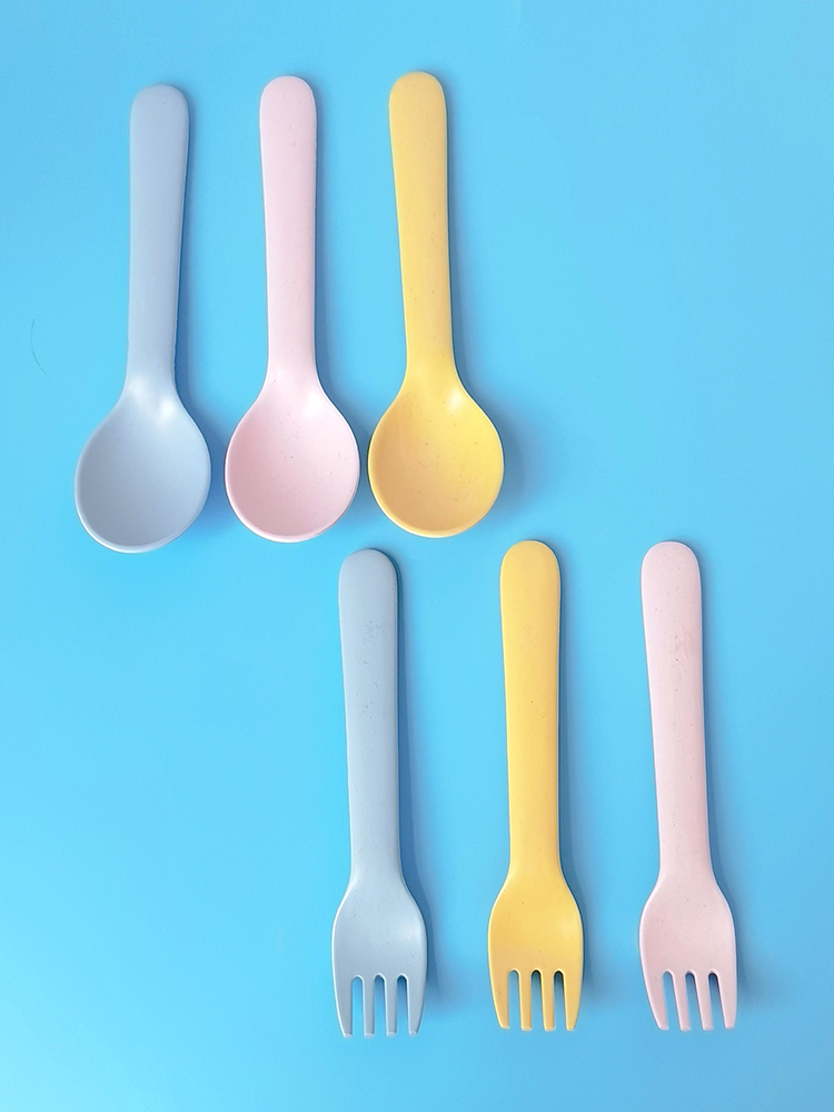 Bamboo Fiber Fork Spoon Baby A - đánh giá và giá Baby Food In Restaurant