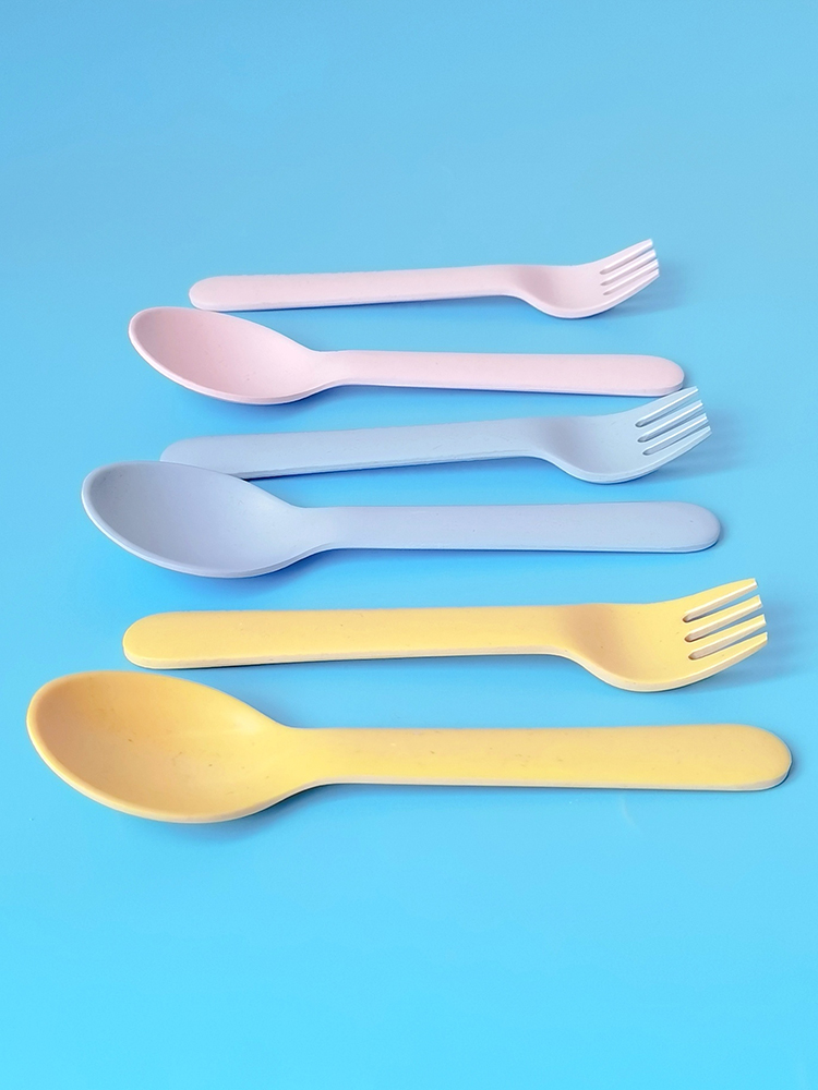 Bamboo Fiber Fork Spoon Baby A - đánh giá và giá Baby Food In Restaurant