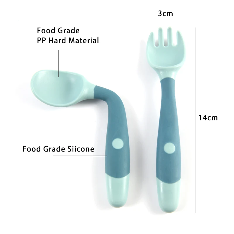 1 pair Silicone Spoon for Baby - đánh giá và giá Baby Food Knife Set