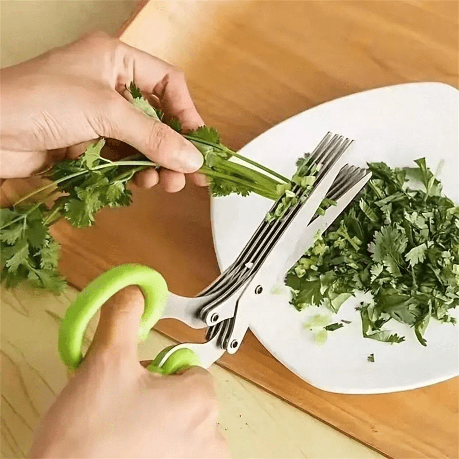 5-layer scallion chopper multi - đánh giá và giá Baby Food Scissors