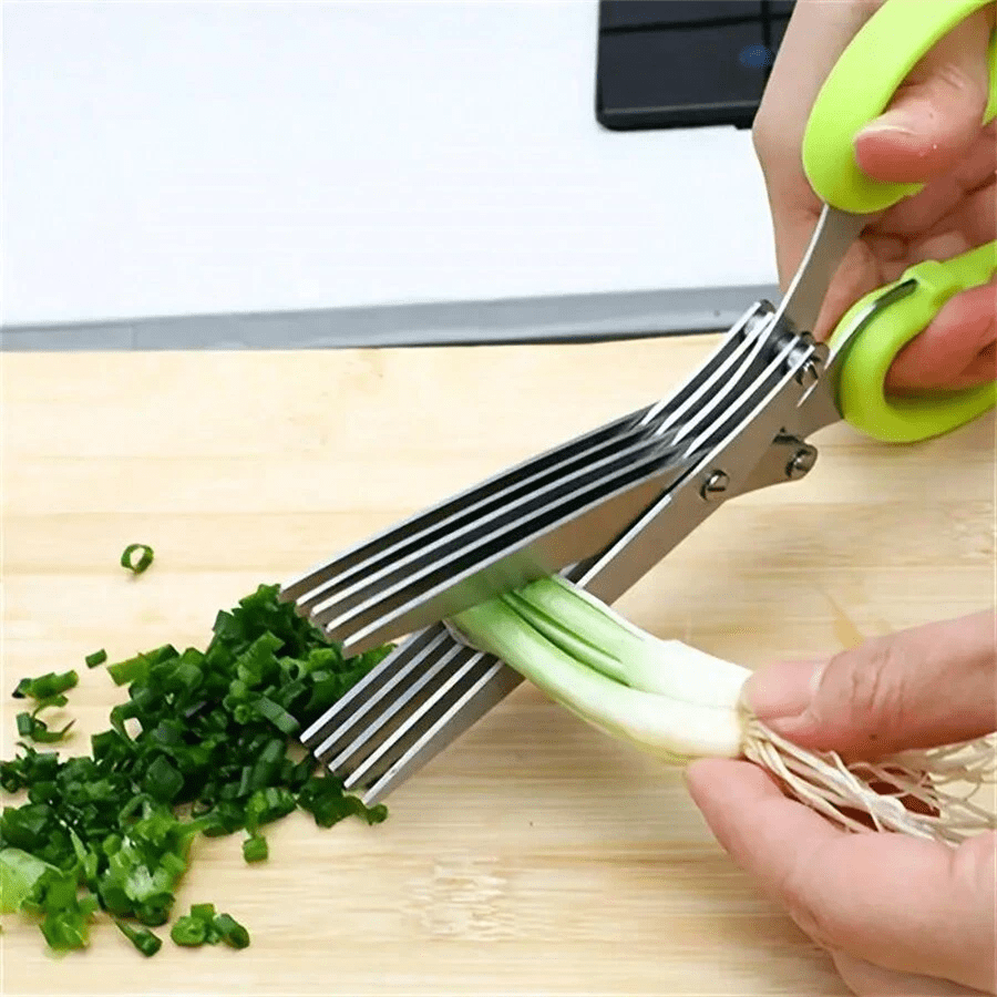 5-layer scallion chopper multi - đánh giá và giá Baby Food Scissors