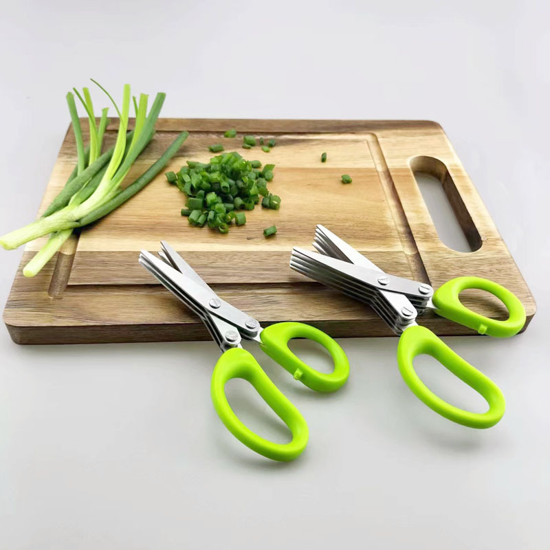 5-layer scallion chopper multi - đánh giá và giá Baby Food Scissors