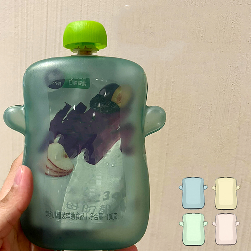 Self-Feeding Baby Food Pouch H - đánh giá và giá Baby Food Reusable Pouches