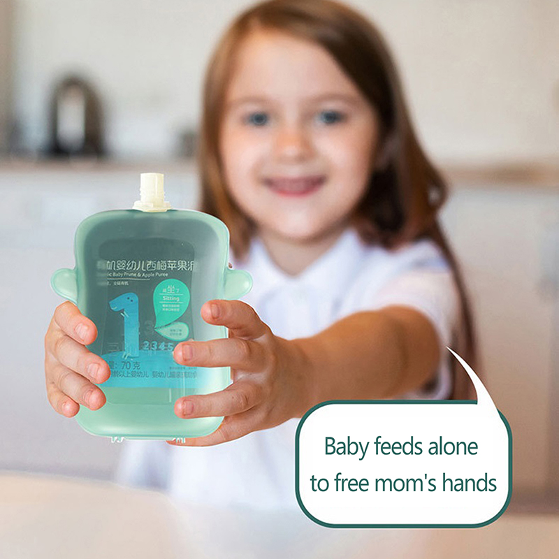 Self-Feeding Baby Food Pouch H - đánh giá và giá Baby Food Reusable Pouches